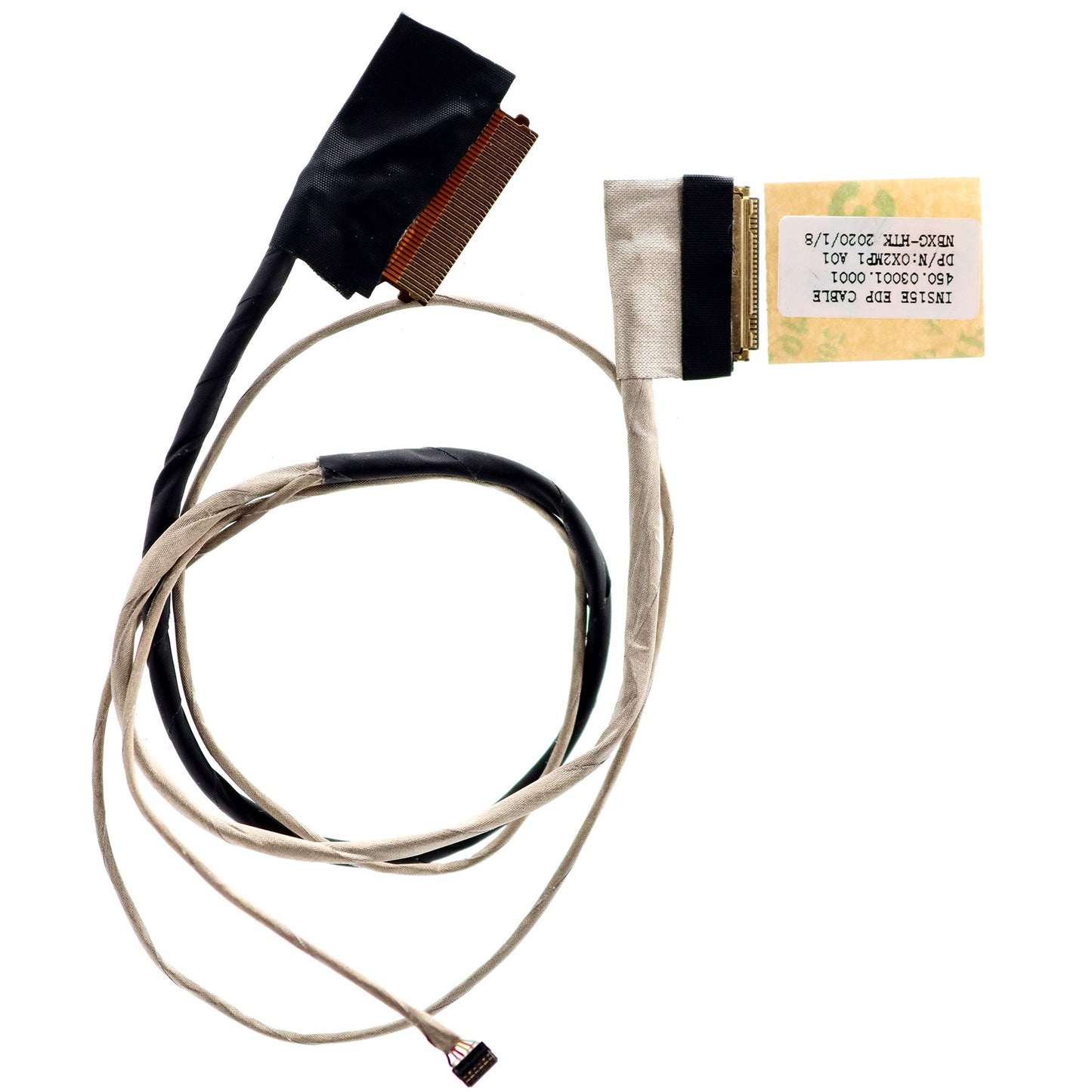 Deal4GO HD 15.6" LVDS LCD eDP Cable Video Flex Cable for Dell Inspiron 15 3551 3552 3558 3559 3568 450.03001.0001 0X2MP1 X2MP1