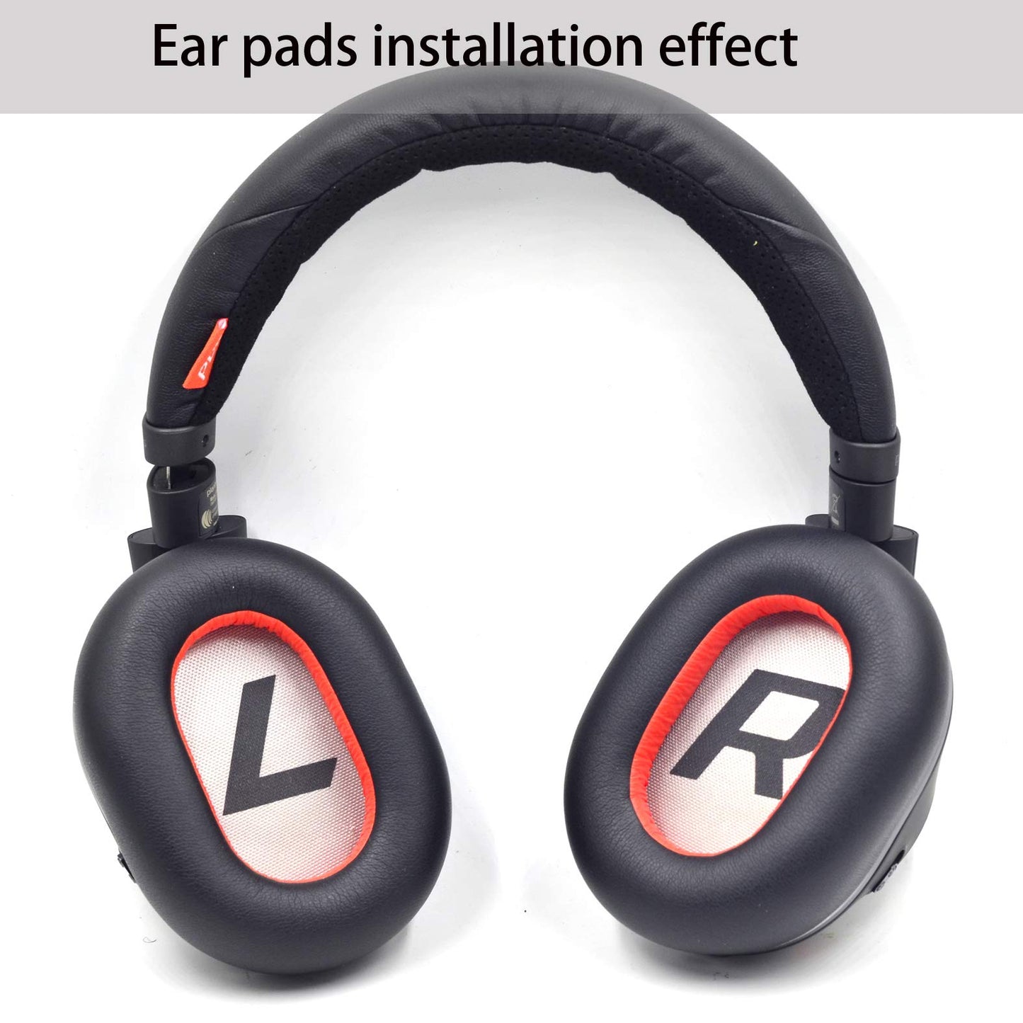 defean Voyager 8200 Ear Pads Replacement EarPads Ear Cushion Compatible with Plantronics Voyager 8200 UC/Plantronics Backbeat Pro2 Headphone (Black)
