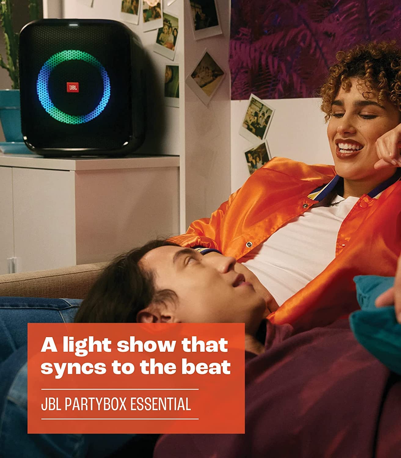 JBL PartyBox Encore Essential Portable Party Speaker (Renewed)