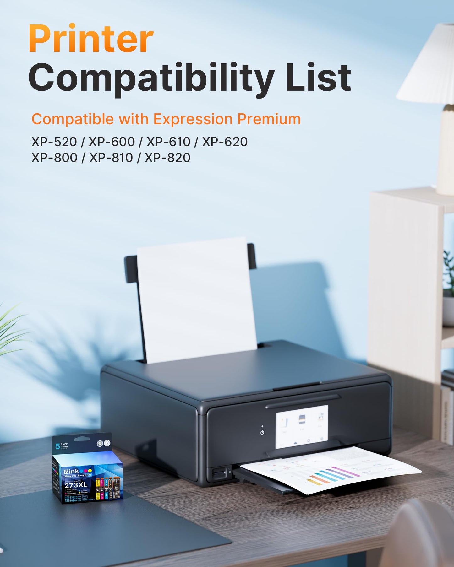E-Z Ink Remanufactured Replacement for 273XL Ink Cartridges for 273 XL