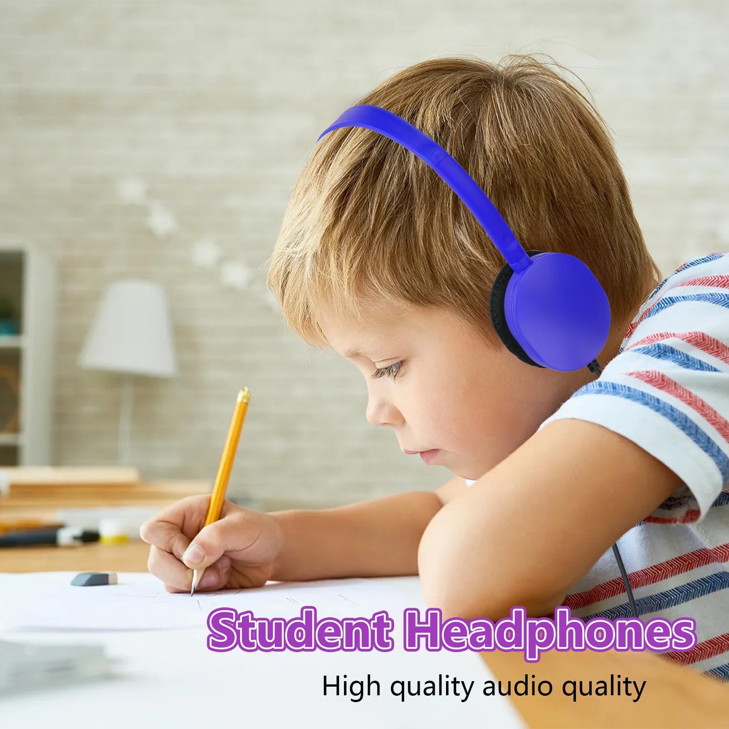 ZNXZXP Headphones Bulk 15 Pack for School Classroom Student Boys Girls Teen