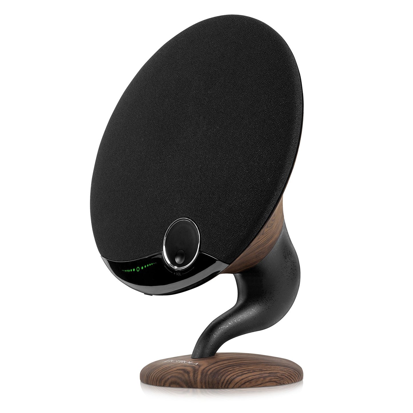 Innovative Technology Surround Gramophon Bluetooth Speaker Set of 1 Walnut (VSG-140-WAL)