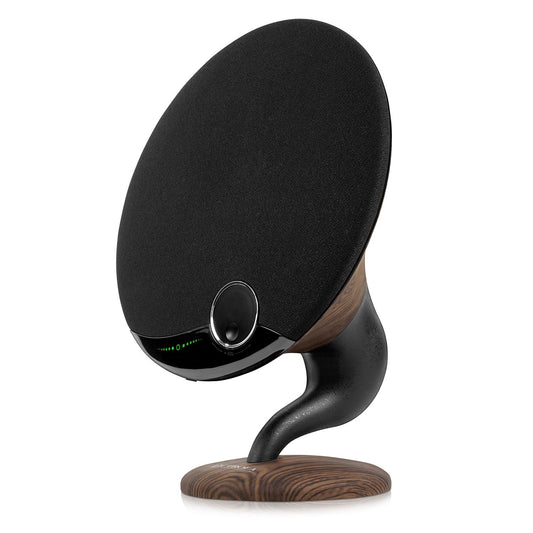 Innovative Technology Surround Gramophon Bluetooth Speaker Set of 1 Walnut (VSG-140-WAL)