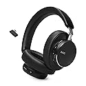 AKG N9 Hybrid - Wireless Over-Ear Noise Cancelling Headphones, 2.4GHz USB-C dongle and BT, Hi-Res Quality AKG Sound, True Adaptive Noise Cancelling…