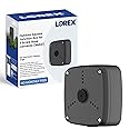 Lorex Outdoor Square Junction Box | 3-Screw Base | Weatherproof Metal Mount | Hidden Cable Management | Ceiling or Wall Mount | for Select Lorex