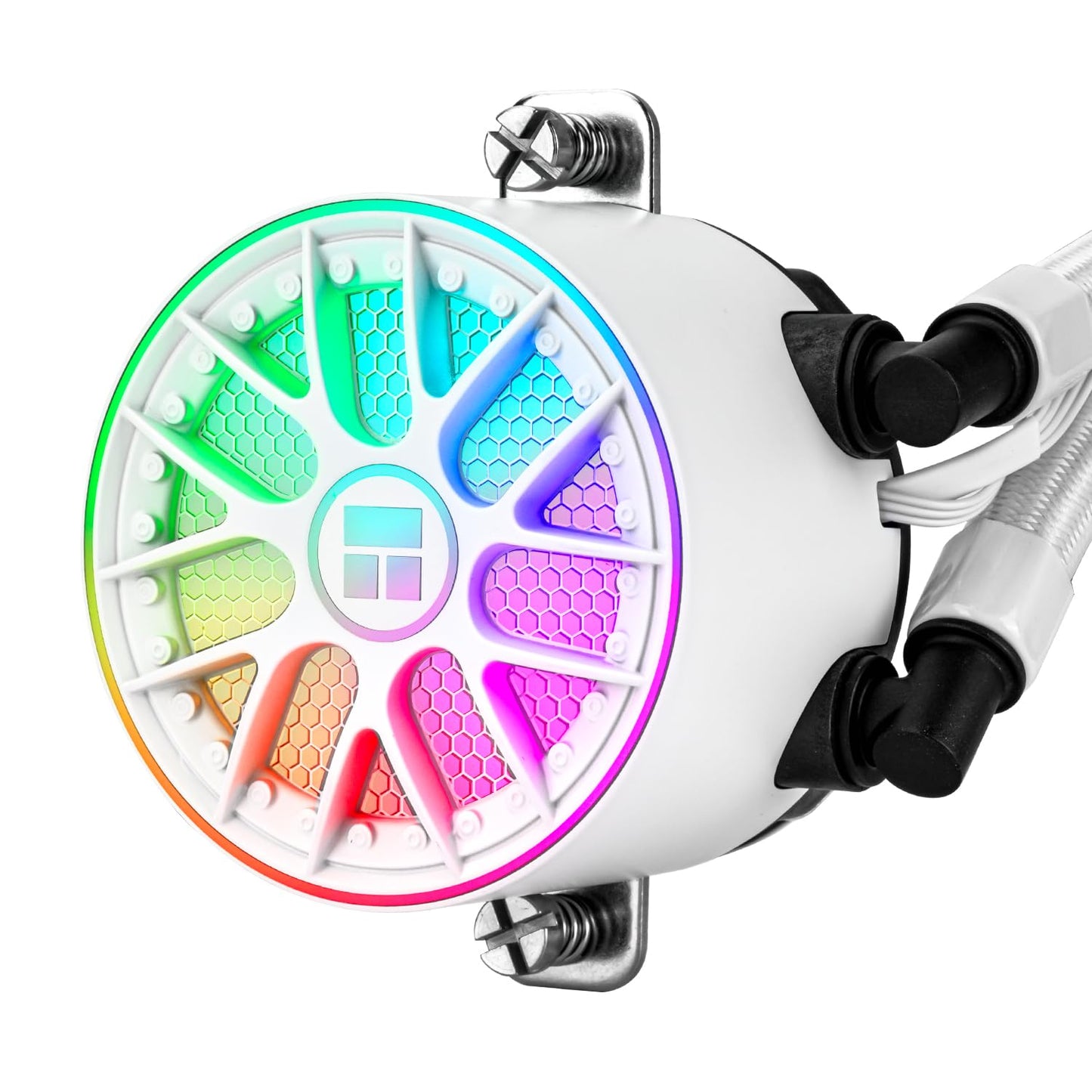 Thermalright Aqua Elite 240 V6 ARGB White AIO CPU Cooler, ARGB PWM Cooler Fans with 2000RPM, for Intel Lga1150/1151/1155/1156/1200/2011/1700/1851