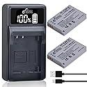 NB-5L Battery and LED Charger for Canon PowerShot S100, S110, SD790IS, SD800IS, SD850IS, SD870IS, SD880IS, SD890IS, SD900IS, SD950IS, SD970IS