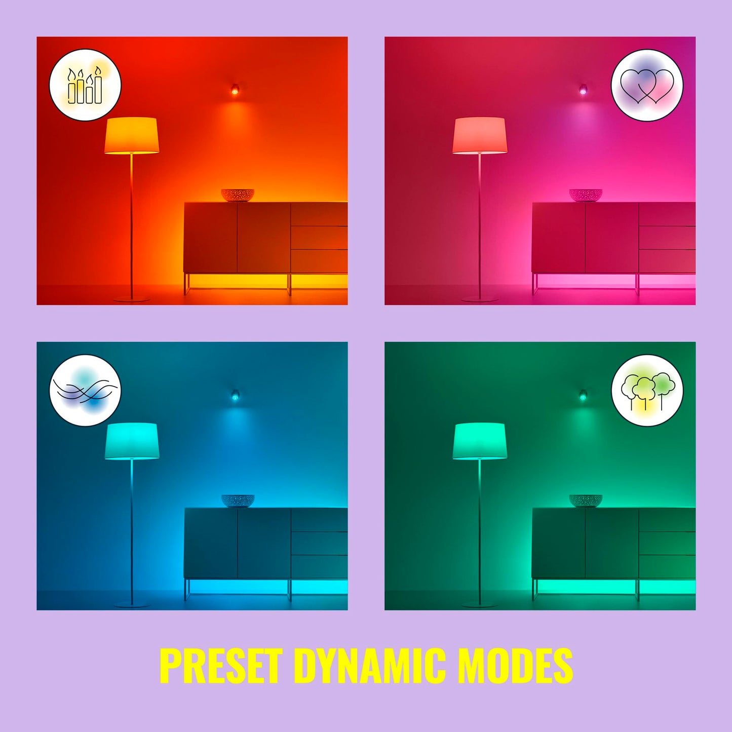 WiZ Connected 40W B12 Smart Candle-shape, E12 base, Full Color, Dimmable, 1-Pack, Indoor, Connect to Wi-Fi, Control Voice or App + Activate