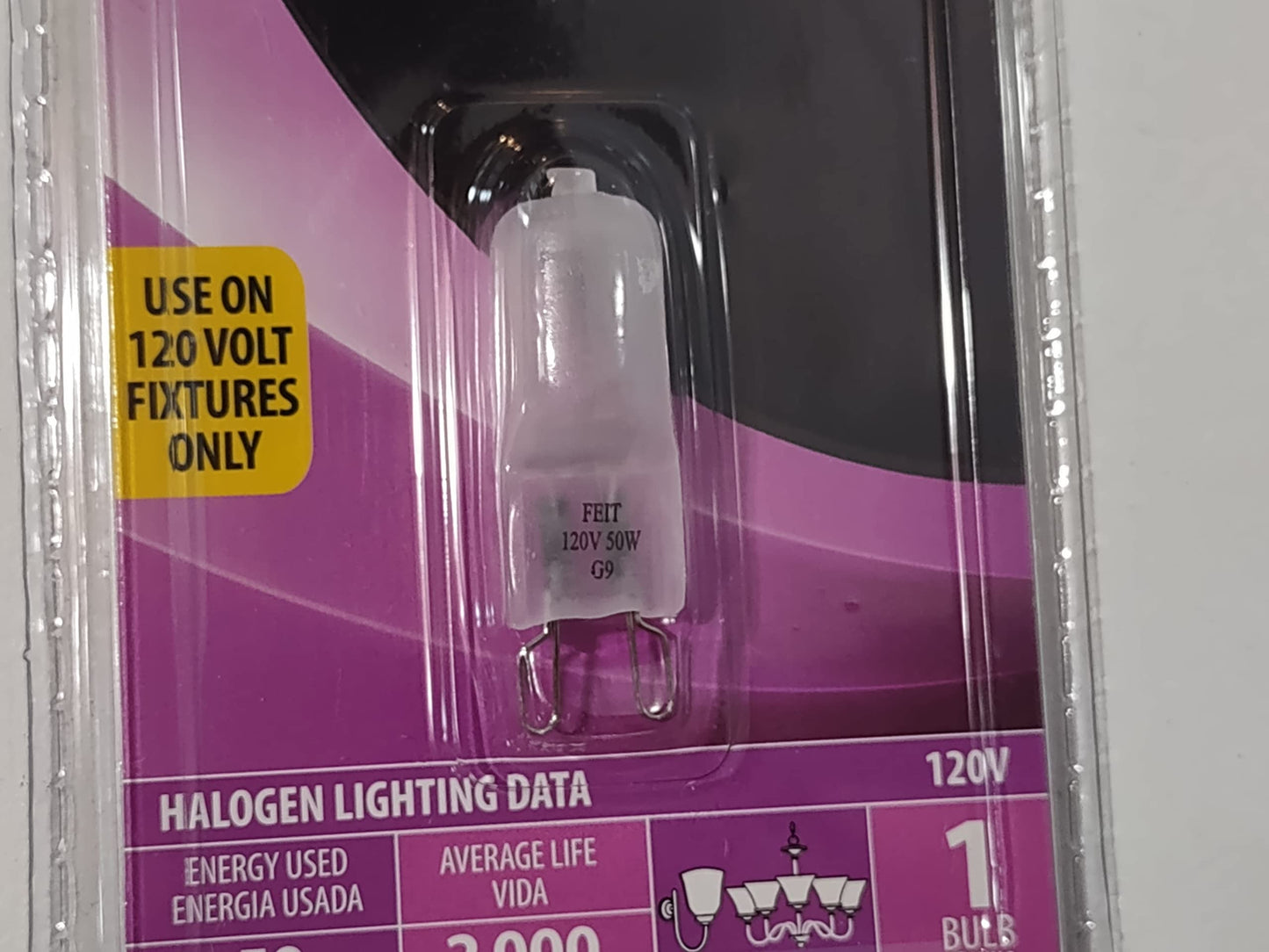 Halogen Lighting Data 50wtts 120volts