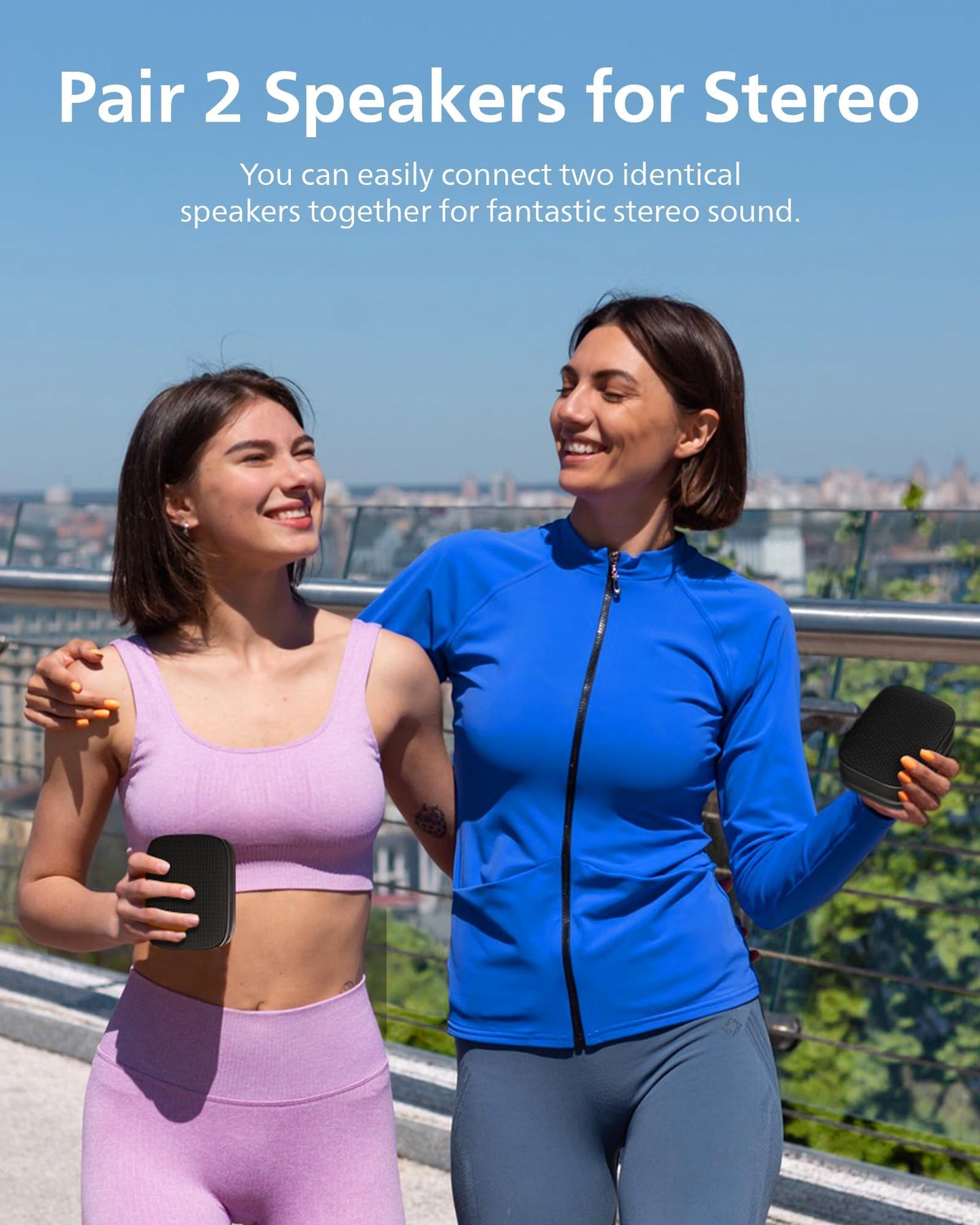 Philips S1509 Portable Bluetooth Speaker,Wireless Speakers with Extra Bass,Quality Sound,12 H Battery,TWS Pairing,Support Stereo Sound,Bluetooth