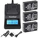 Kastar Fast Charger Kit and Battery (3-Pack) for Nikon EN-EL20, EN-EL20a and Nikon Coolpix A, Nikon 1 AW1, Nikon 1 J1, Nikon 1 J2, Nikon 1 J3, Nikon 1