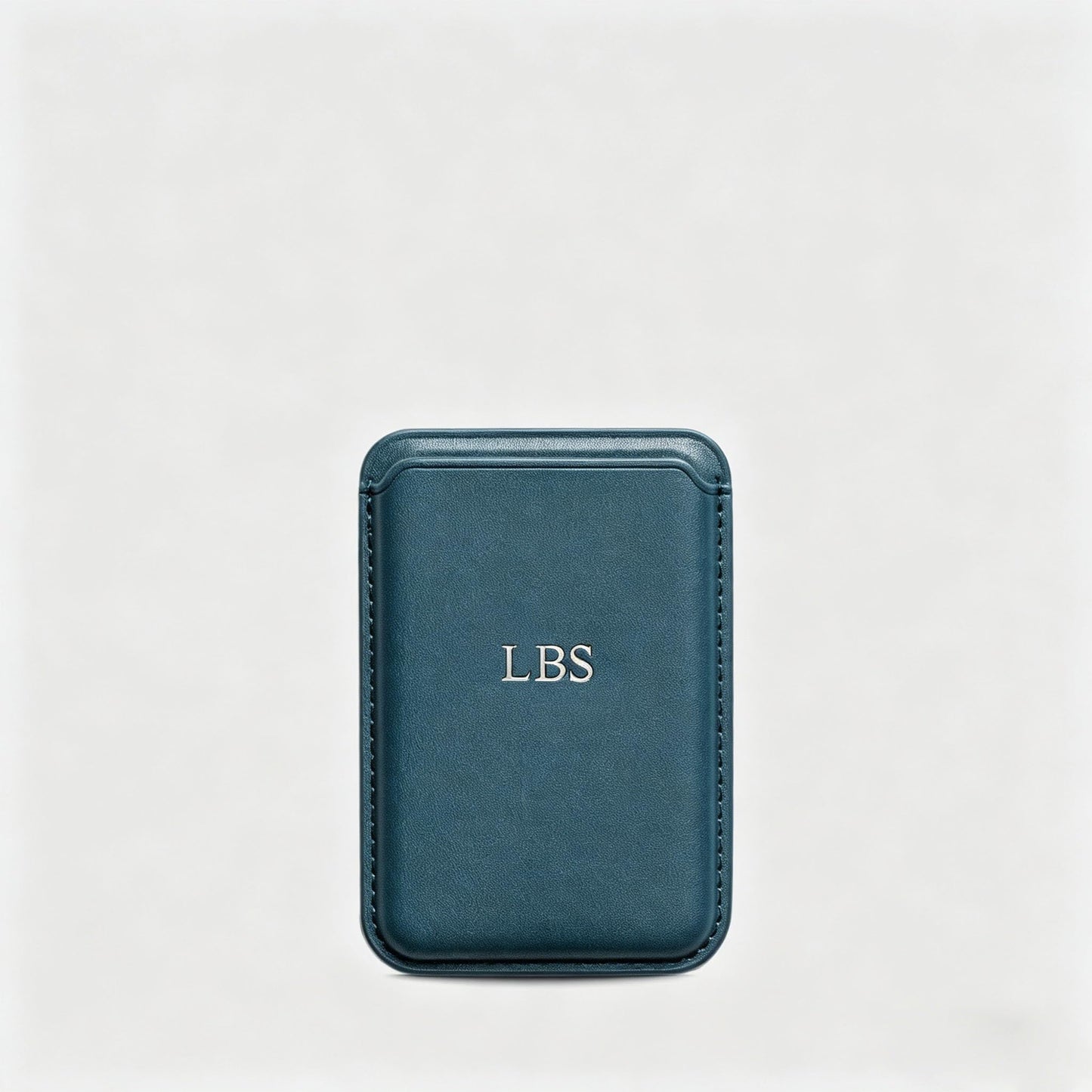 ZIPULIS Customized Gold Silver Initials Magnetic Card Wallet Holder Compatible with MagSafe for iPhone 12 13 14 15 Pro Max/12 13 14 15 Pro/ 14 15