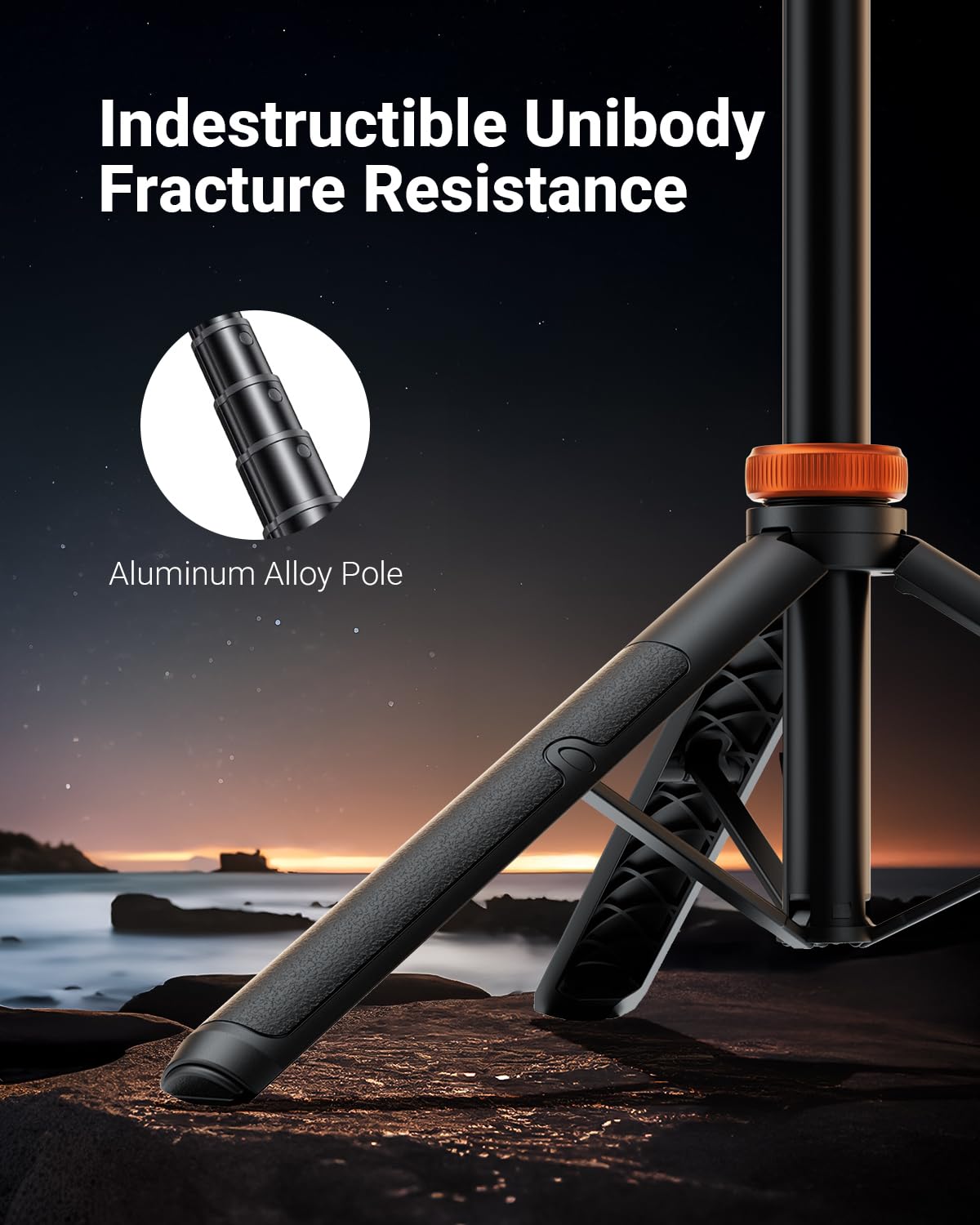 EUCOS 63" Magsafe Tripod, Tripod for iPhone & Magnetic Selfie Stick Tripod with Remote, Strong Magnetic Phone Holder for Magsafe, Extendable Phone