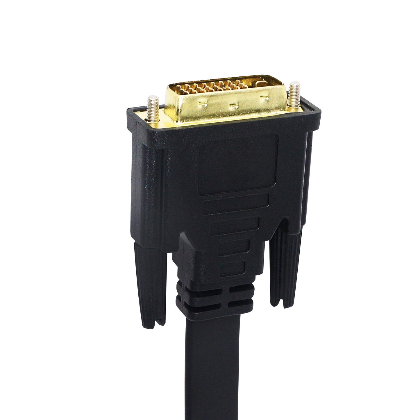 CERRXIAN 1FT Flat Slim High Speed Bi-Directional DVI (24+1) Male to HDMI Male Adapter Cable 30 cm(Including Two Ends)