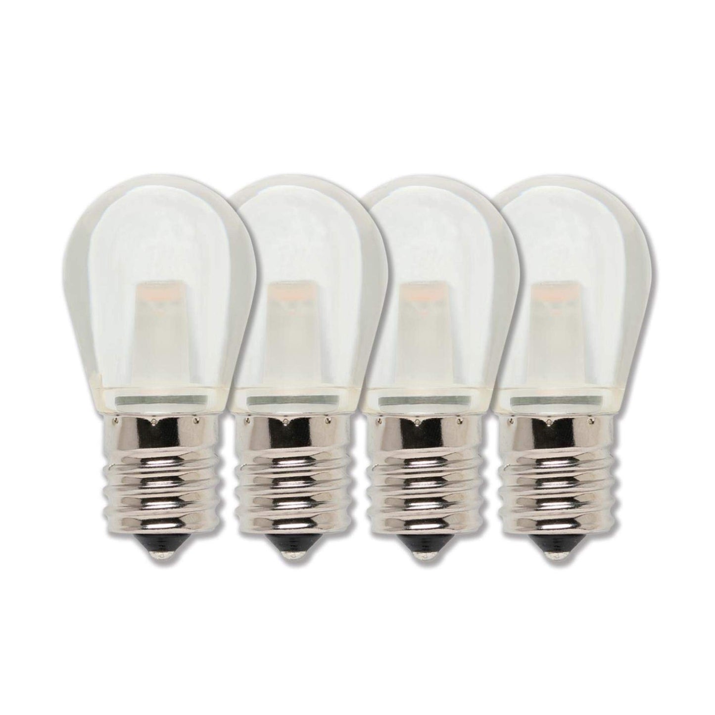 Westinghouse 4511420 10W Equivalent S11 Clear LED Light Bulb with Intermediate Base (4 Pack), Clear