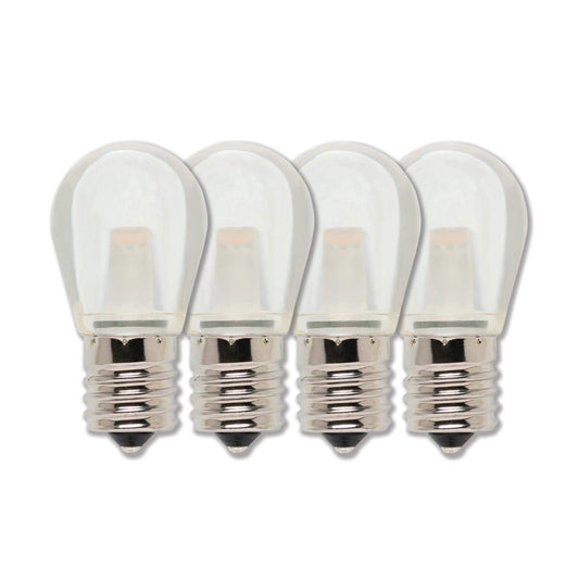 Westinghouse 4511420 10W Equivalent S11 Clear LED Light Bulb with Intermediate Base (4 Pack), Clear