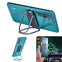 Rimyam Phone Ring Holder Finger Kickstand Foldable Cellphone Stand 360° Rotation Metal Ring Grip Holder for Magnetic Car Mount Compatible with iPhone