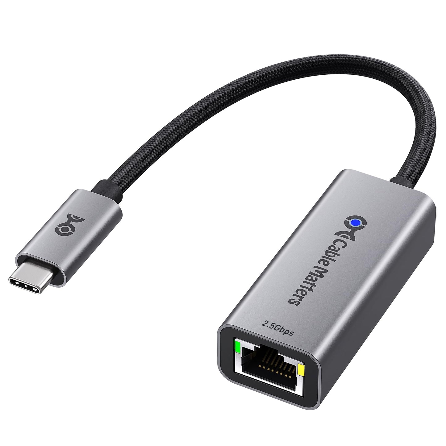 Cable Matters USB C to 2.5Gb Ethernet Adapter, 2.5 Gigabit Network Speed