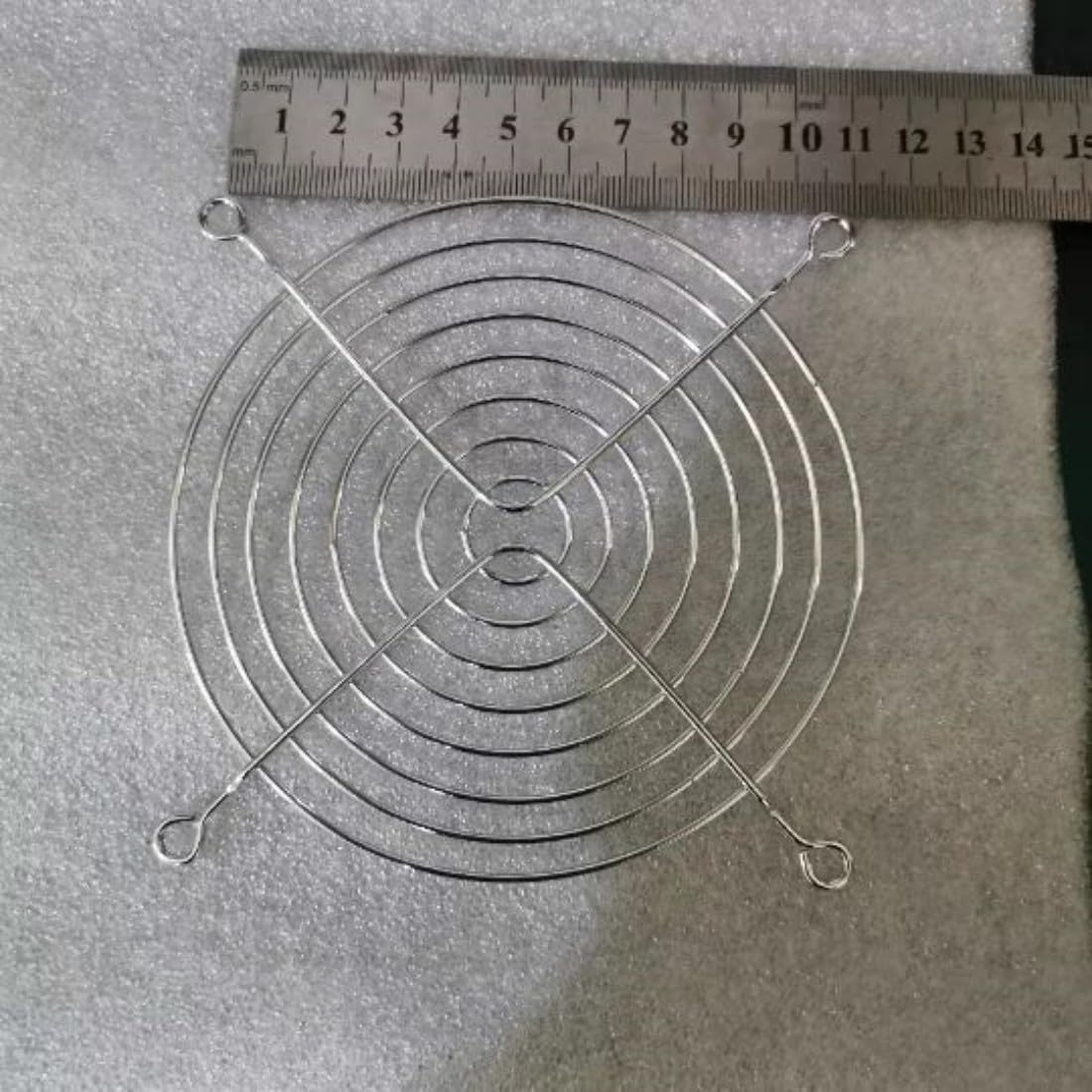GDQLCNXB Metal Fan Grill 120mm PC Computer Fan Grill Mounting Finger Guard Protection Cover,Pack of 6