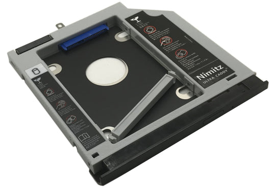 Nimitz 2nd HDD SSD Hard Drive Caddy Compatible with Lenovo Thinkpad L560 L570 with Faceplate/Bracket