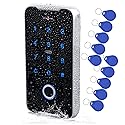 JASAG IP68 Fully Waterproof Fingerprint RFID Keypad Access Control System, 13.56MHz Wiegand 26 Metal Shell Access Controller, NFC Smart Phone Unlock