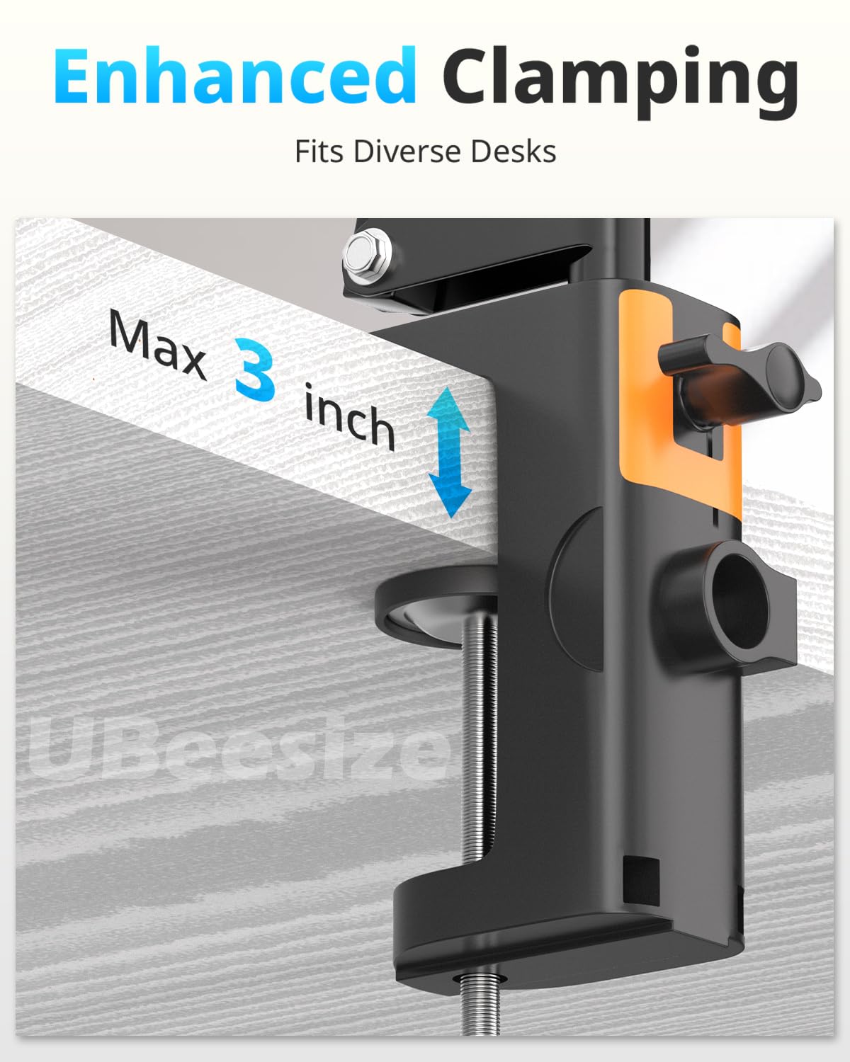 UBeesize Overhead Phone Mount, Flexible Webcam Arm with Phone Holder and Ball Head, Overhead Tripod for Phone Drawing Live Streaming Cooking Flat