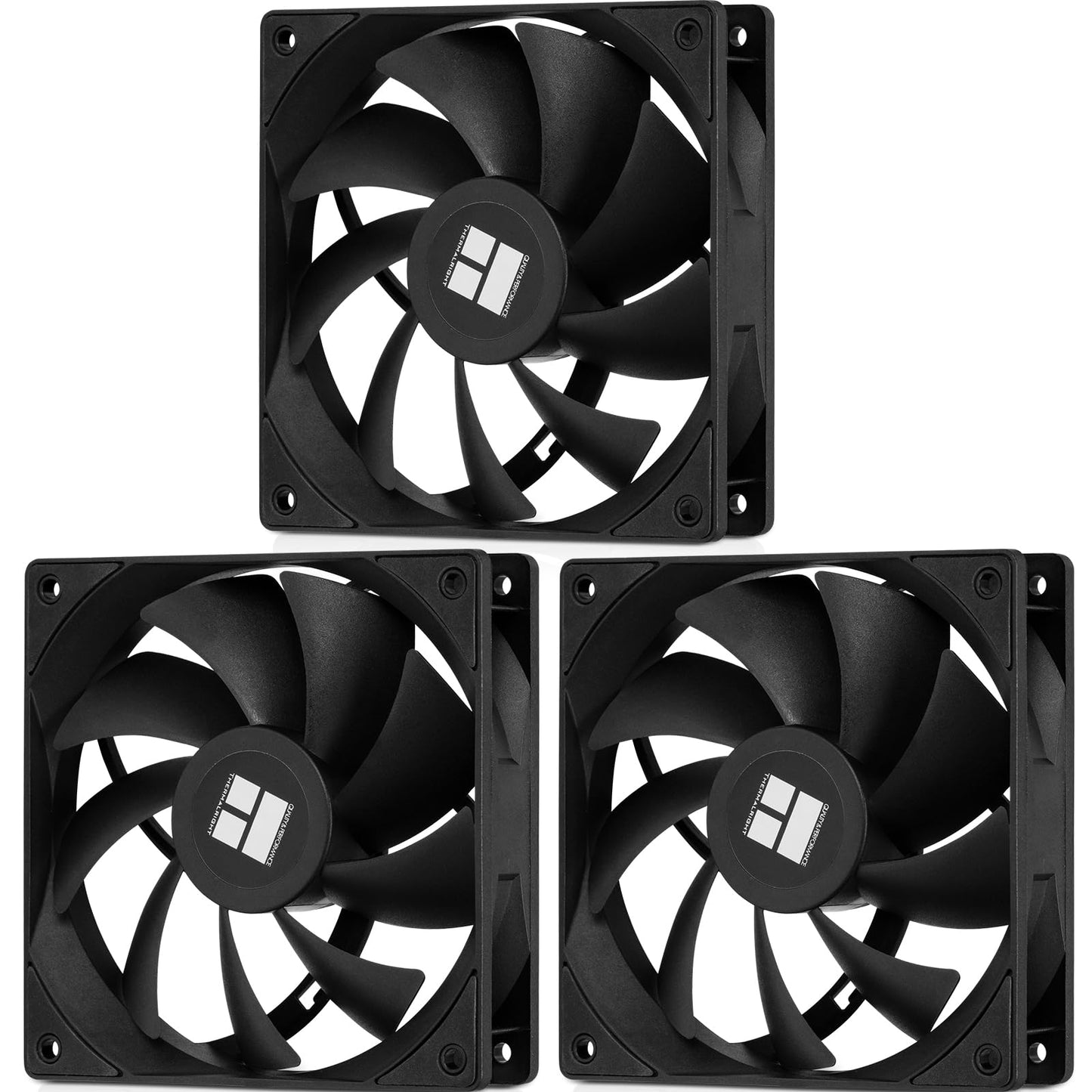 Thermalright TL-C12B V2 X3 120mm PC Case Fans, 4PIN PWM Control, 1500RPM, for Chassis/CPU Cooler