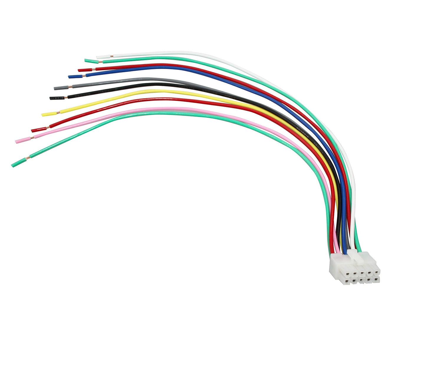 YONGJIANGXIA 10-Pin Speaker High Level Input Plug Compatible with Alpine Amplifier MRV MRP V12 V-Power Flex