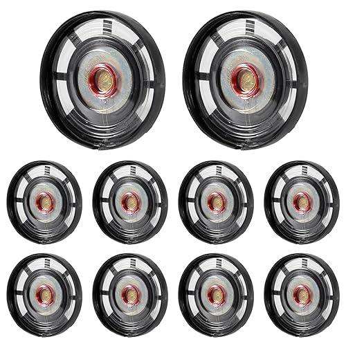 ACEIRMC 10pcs 0.25W 8 Ohm DIY Magnetic Speaker 29mm Diameter Round Shape Replacement Loudspeaker