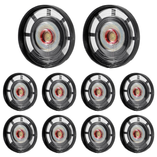 ACEIRMC 10pcs 0.25W 8 Ohm DIY Magnetic Speaker 29mm Diameter Round Shape Replacement Loudspeaker
