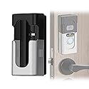 No Drill Adhesive Doorbell Mount for Ring/Blink, 45°-135° Adjustable Angle, Anti-Block Sensor, for Brick/Wood/Metal Doors, Easy Install & Battery