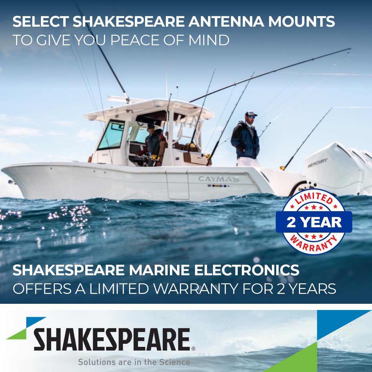 Shakespeare 5187 4-way Stainless Ratchet Mnt