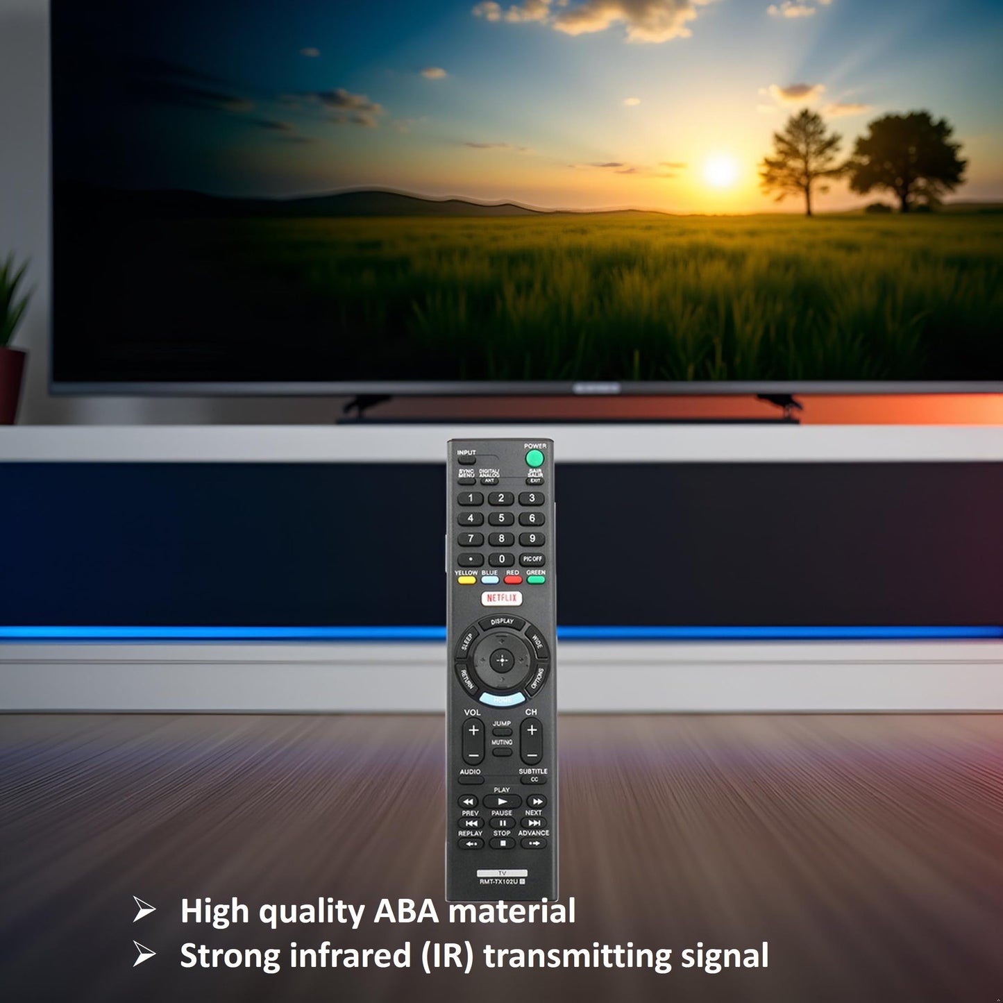 Universal for Sony-TV-Remote, Compatible with Sony Bravia Smart LCD LED HD TVs RMT-TX100U RMT-TX102U RMT-TX300U