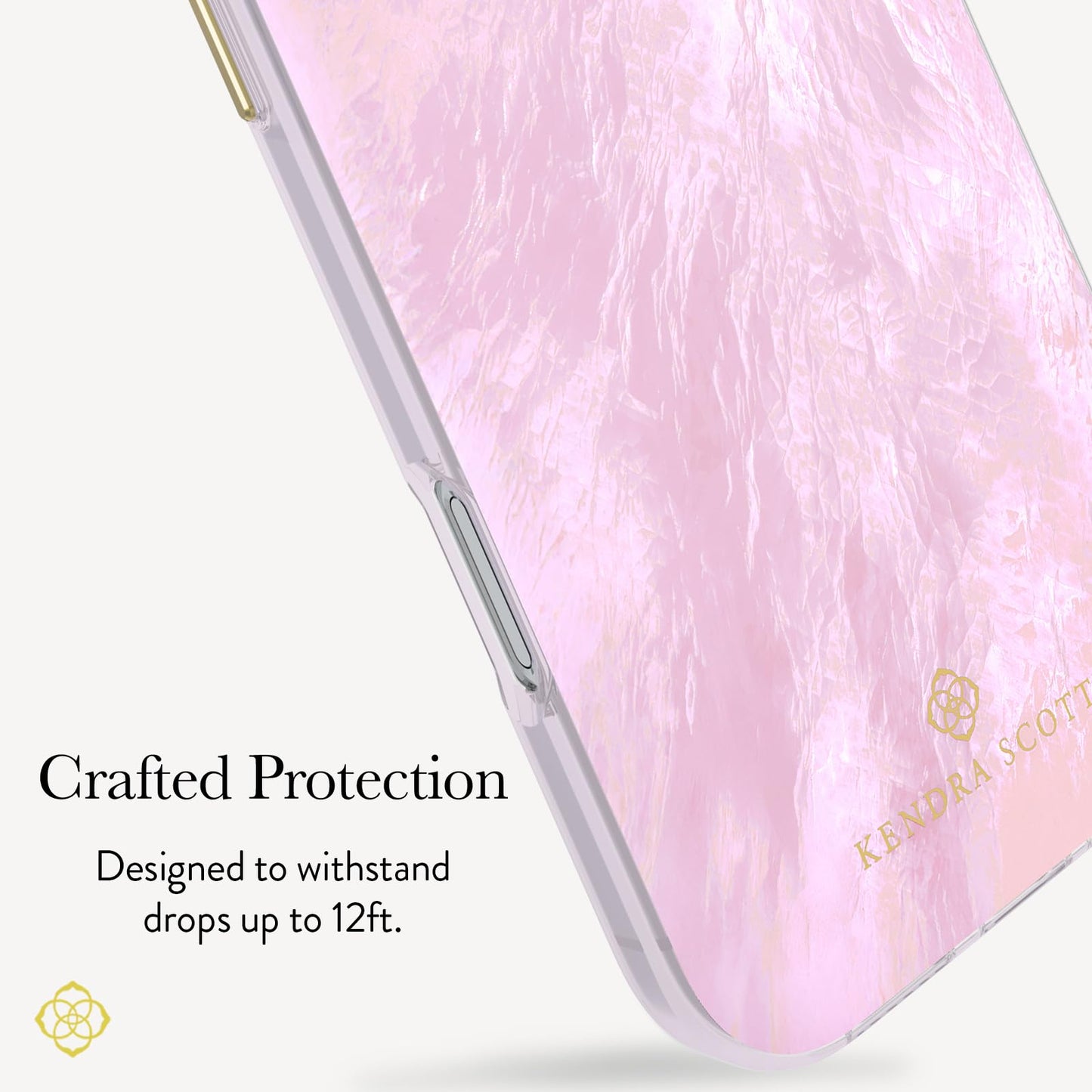 Kendra Scott iPhone 16 Pro Max Case - MagSafe Phone Case - Pink Pearl