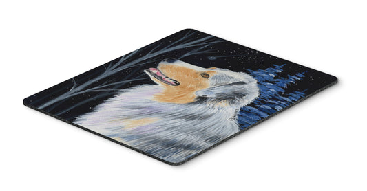 Caroline's Treasures SS8382MP "Starry Night Australian Shepherd Mouse Pad, Hot Pad or Trivet" for Home Office Gaming Working Computers Laptop Mouse