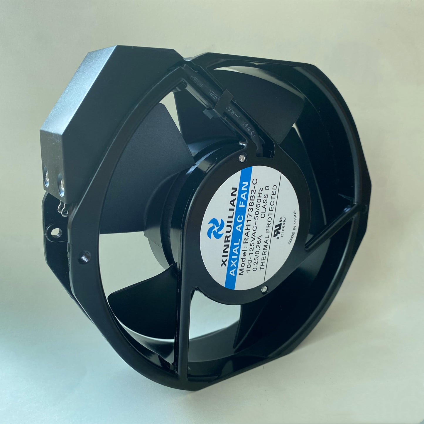 Javosaw RAH1738B2-C 17CM Cabinet Cooling Fan, 100-125VAC, 6.77 Inches, Compatible with Desktop & Graphic Cards