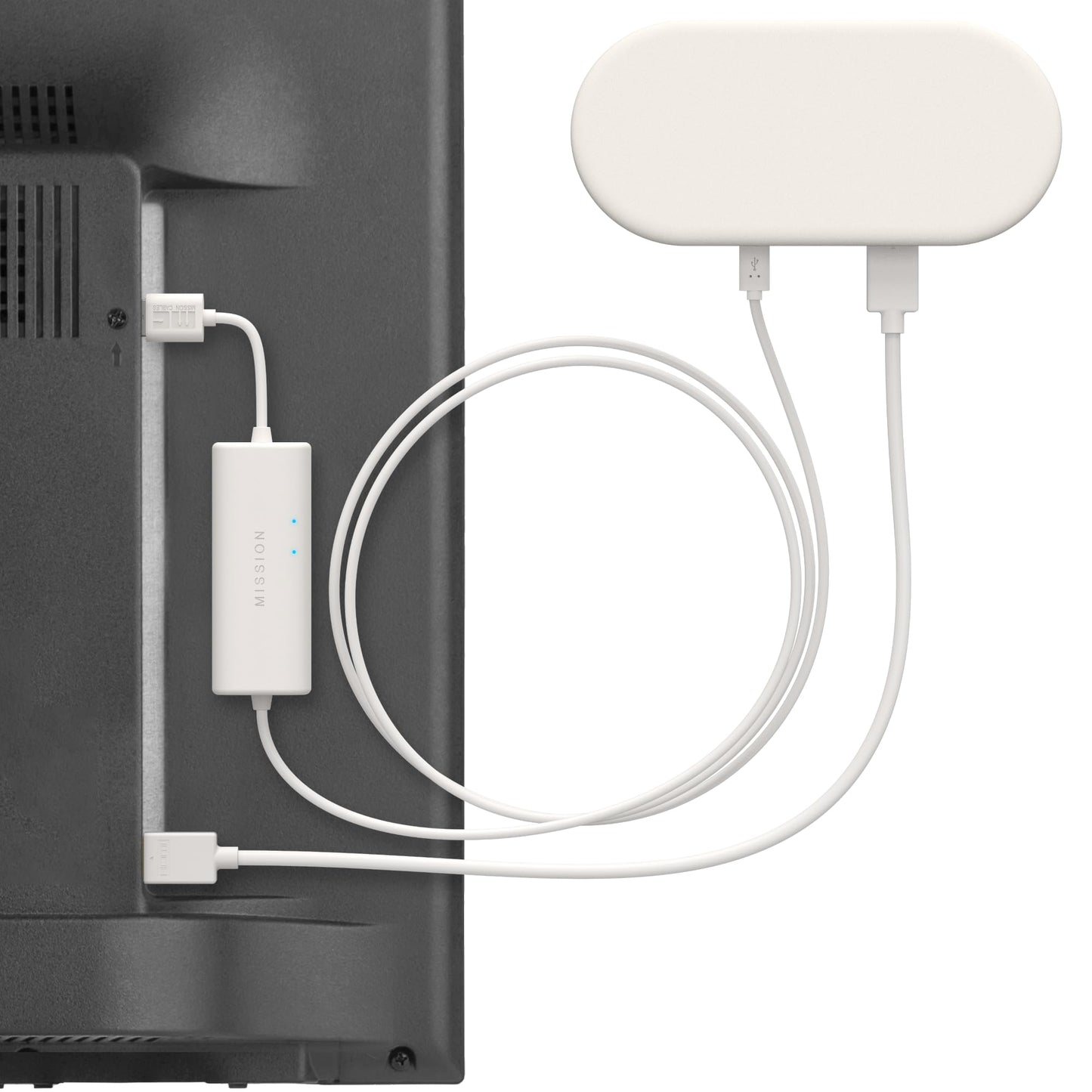 Mission USB Power Cable for Google TV (Power Google TV Directly from Your USB Port)