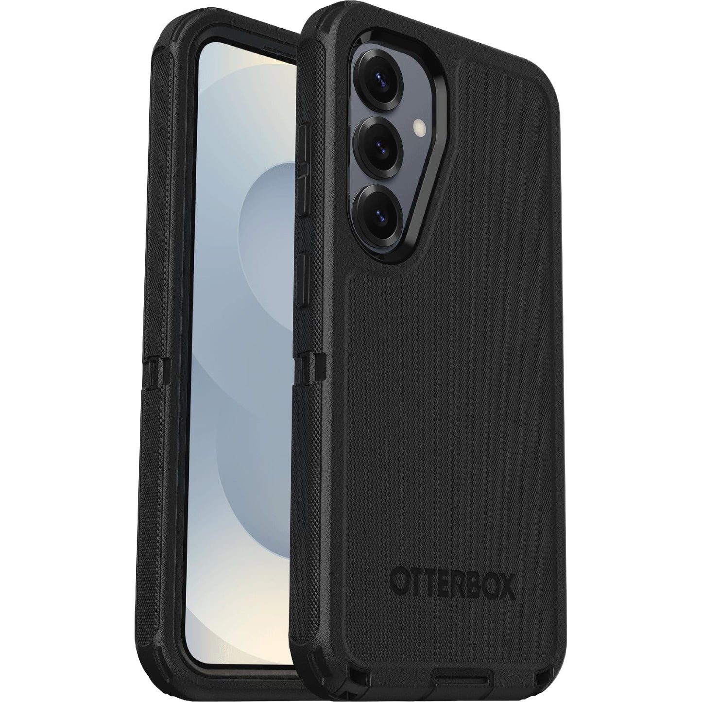 OtterBox Samsung Galaxy S25 and S24 Defender Series Case - Black (Ships in polybag, Ideal for Business customers)