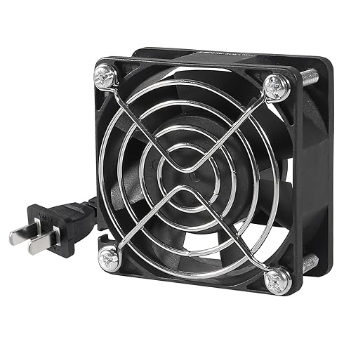 UMLIFE 1PCS EC Brushless Cooling Fan AC 110V 115V 120V 220V 240V Axial Fan Dual Ball Bearing 60mm x 25mm for DIY Ventilation Exhaust Projects Cooling