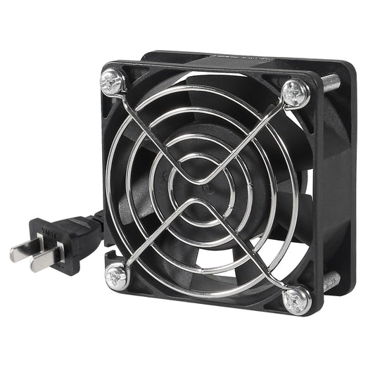 UMLIFE 1PCS EC Brushless Cooling Fan AC 110V 115V 120V 220V 240V Axial Fan Dual Ball Bearing 60mm x 25mm for DIY Ventilation Exhaust Projects Cooling