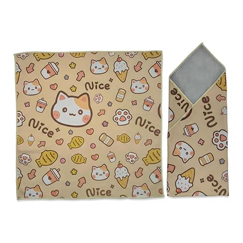 Cesqouc Self-Adhesive Magic Cloth Lens Protector Pocket Lazy Makeup Bag Stylish Travel Organizer Protective DSLR Camera Phones Tablets Accessories