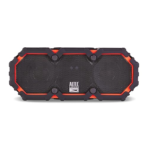 Altec Lansing LifeJacket 2 - Waterproof Bluetooth Speaker, Floating Portable Speaker for Travel & Outdoor Use, Deep Bass & Loud Sound, 30 Hour