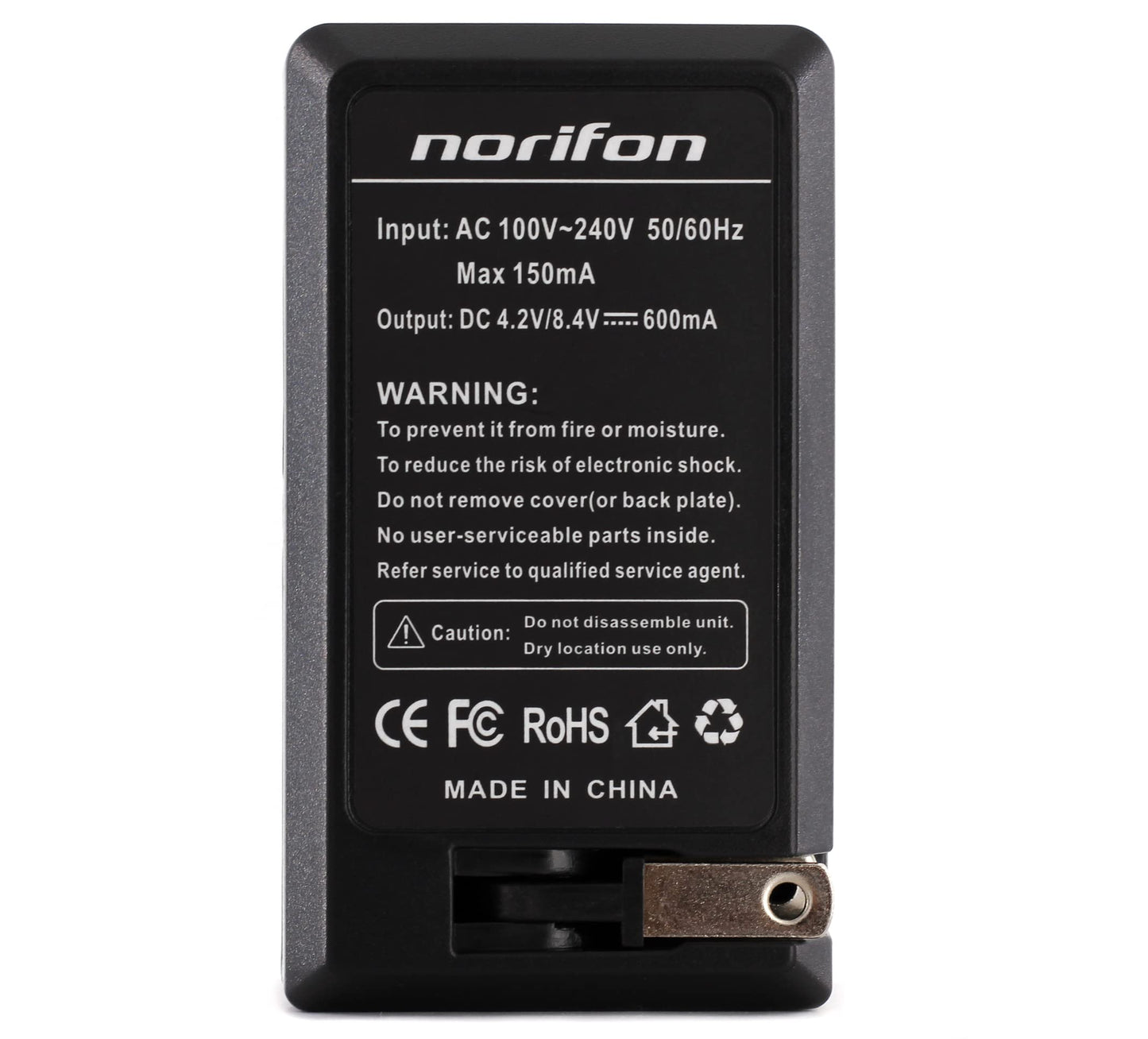 Norifon NP-FM50 Wall Charger for Sony CCD-TRV308, CCD-TRV138, CCD-TRV328, DSLR-A350, DSLR-A100, DSLR-A200, DSR-PD170, DSR-PD150, HVR-Z5U, HVR-Z1U