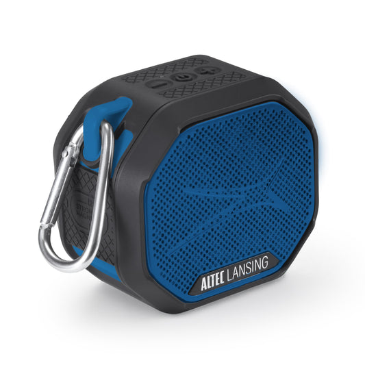 Altec Lansing HYDRATREK Magnetic Bluetooth Speaker, Waterproof IP67, 5W RMS Output, True Wireless Pairing, USB-C Quick Charge, 3.7V 400mAh Battery