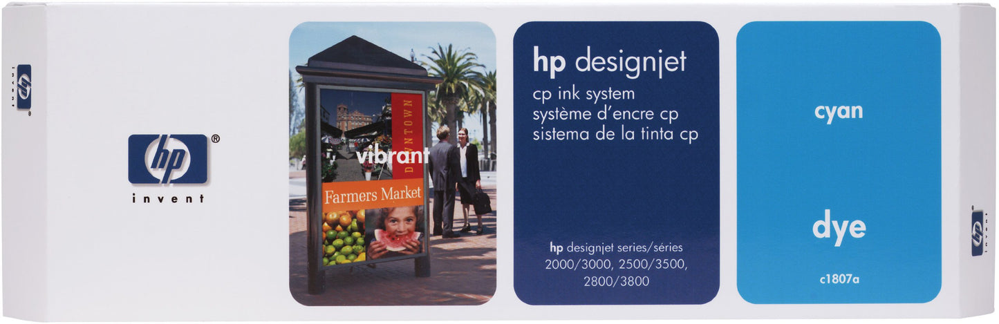 HP C1807A Jet Color Printer Ink System (Cyan Design)
