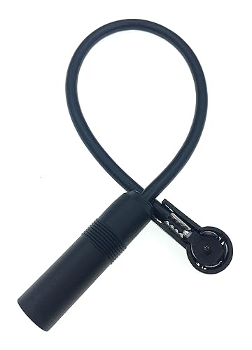 RedYutou Car Radio Antenna FM AM Adapter Cable ISO to DIN Connector for Volkswagen Jetta, Peugeot 405, Citroen & Other Original Cars