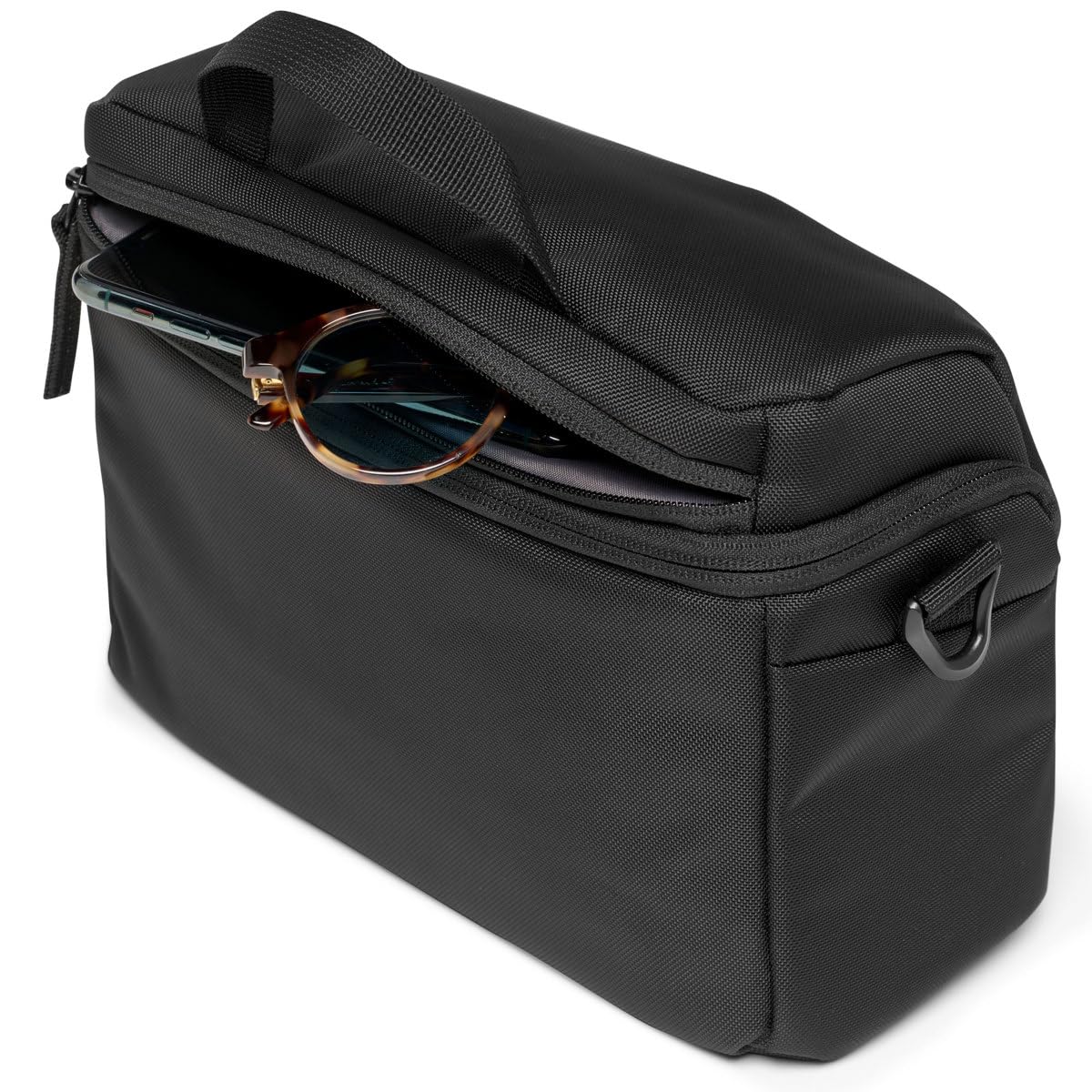 Manfrotto Advanced Shoulder Bag M III, for Reflex and Mirrorless with Lens, Camera Bag, Camera Case with Tripod Mount and Rain Cover