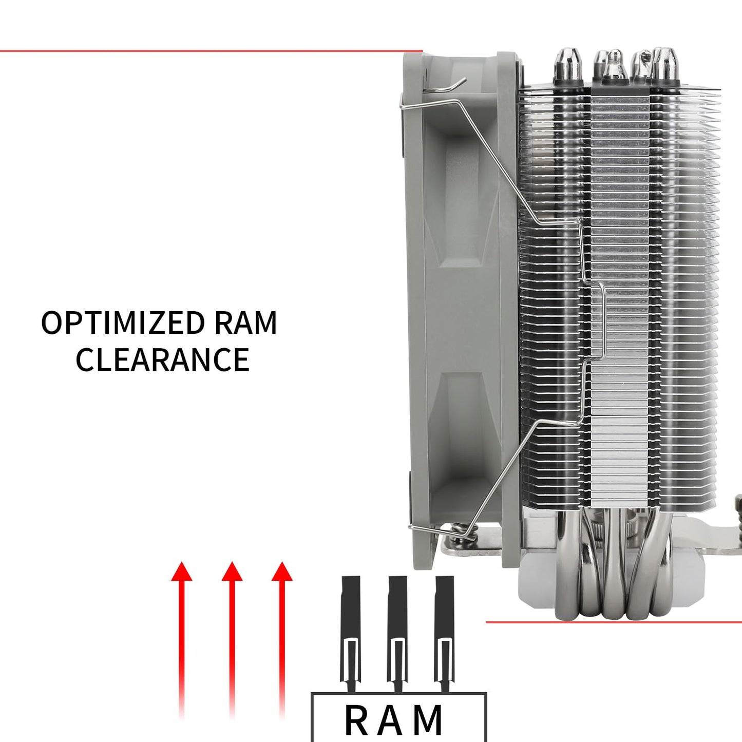 Thermalrlght Assassin King 120 SE CPU Air Cooler, AK120 SE, 5 Heatpipes, AGHP Technology TL-C12C PWM Quiet Fan CPU Cooler with S-FDB Bearing, for AMD