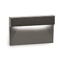 WAC Landscape Lighting, LEDme 120V LED Horizontal Ledge Indoor and Outdoor Step and Wall Light 3000K Built-in LED in Bronze