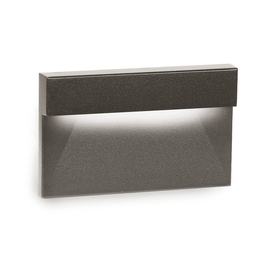 WAC Landscape Lighting, LEDme 120V LED Horizontal Ledge Indoor and Outdoor Step and Wall Light 3000K Built-in LED in Bronze